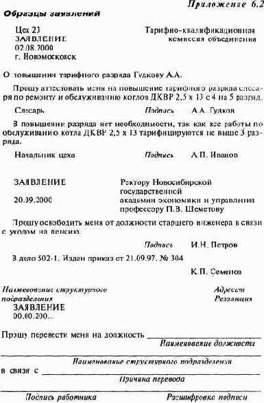 Тeма 6. требования оформлению документов по личному составу